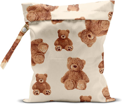 Wet Bag for Baby Swimsuit Dirty Clothes Diaper Yoga Gym, Wet Dry Bag, Beach Vacation Essential for Baby Travel Poor Swiming Bathing Toddler Diapers Items