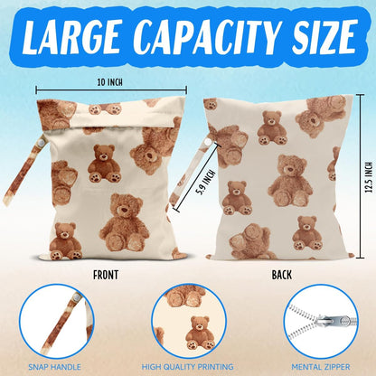 Wet Bag for Baby Swimsuit Dirty Clothes Diaper Yoga Gym, Wet Dry Bag, Beach Vacation Essential for Baby Travel Poor Swiming Bathing Toddler Diapers Items
