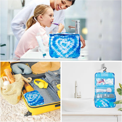 Purple Hanging Toiletry Bag for Girls, Travel Toiletry Bag for Teen Girls Cosmetic Makeup Waterproof Wash Bag Traveling Toiletries, Fluid