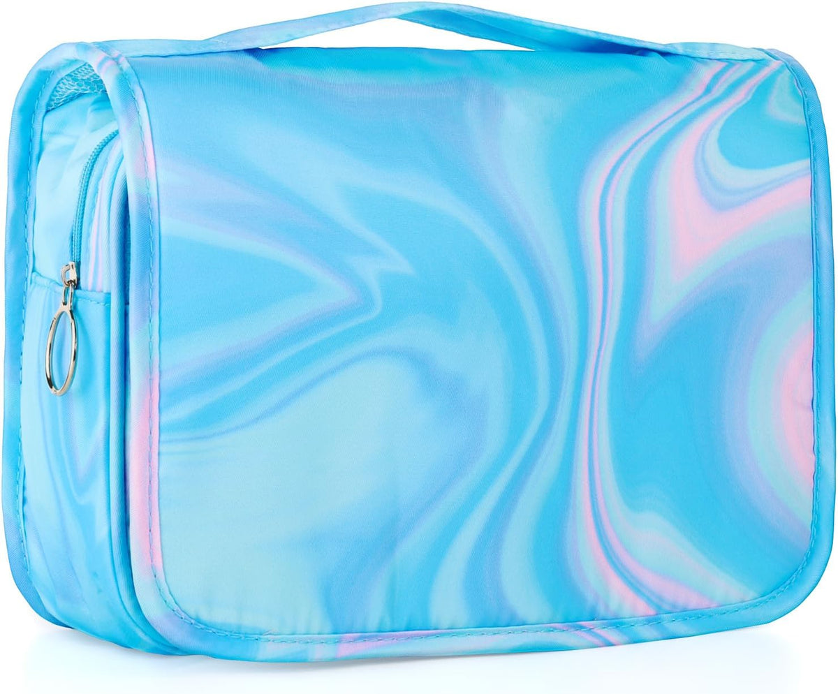 Purple Hanging Toiletry Bag for Girls, Travel Toiletry Bag for Teen Girls Cosmetic Makeup Waterproof Wash Bag Traveling Toiletries, Fluid