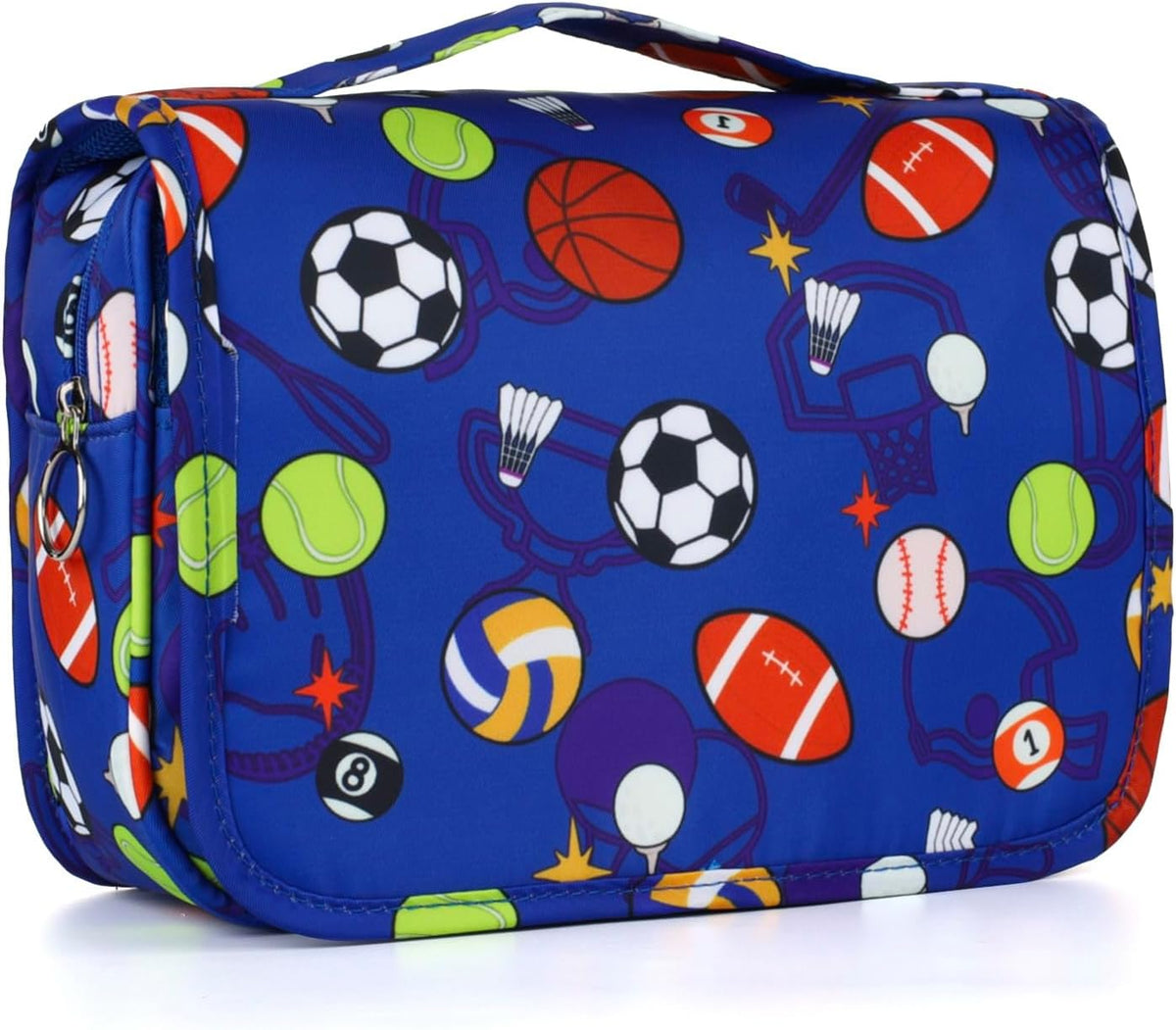 Purple Hanging Toiletry Bag for Girls, Travel Toiletry Bag for Teen Girls Cosmetic Makeup Waterproof Wash Bag Traveling Toiletries, Fluid