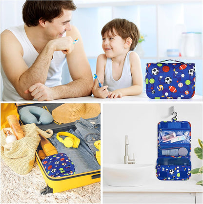 Purple Hanging Toiletry Bag for Girls, Travel Toiletry Bag for Teen Girls Cosmetic Makeup Waterproof Wash Bag Traveling Toiletries, Fluid