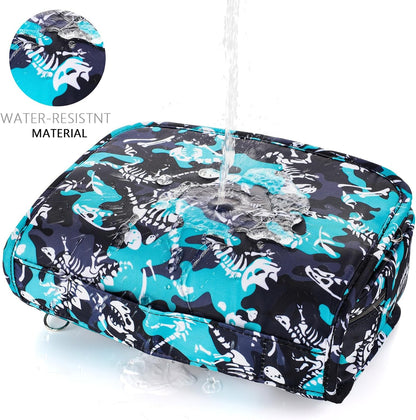 Purple Hanging Toiletry Bag for Girls, Travel Toiletry Bag for Teen Girls Cosmetic Makeup Waterproof Wash Bag Traveling Toiletries, Fluid