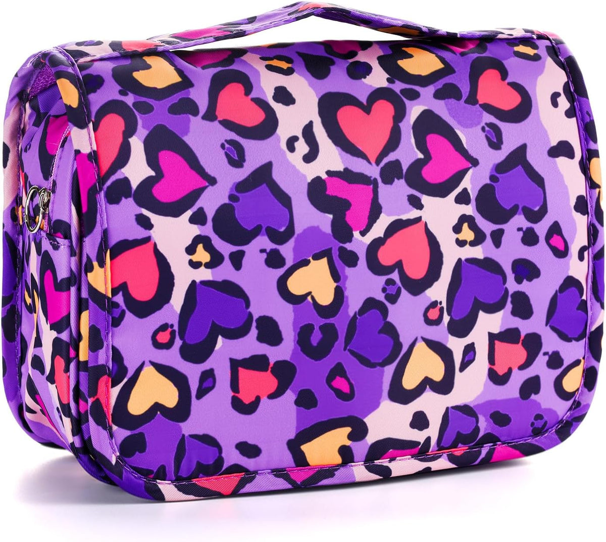 Purple Hanging Toiletry Bag for Girls, Travel Toiletry Bag for Teen Girls Cosmetic Makeup Waterproof Wash Bag Traveling Toiletries, Fluid