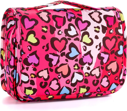 Purple Hanging Toiletry Bag for Girls, Travel Toiletry Bag for Teen Girls Cosmetic Makeup Waterproof Wash Bag Traveling Toiletries, Fluid