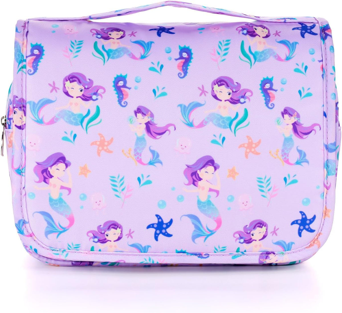 Purple Hanging Toiletry Bag for Girls, Travel Toiletry Bag for Teen Girls Cosmetic Makeup Waterproof Wash Bag Traveling Toiletries, Fluid