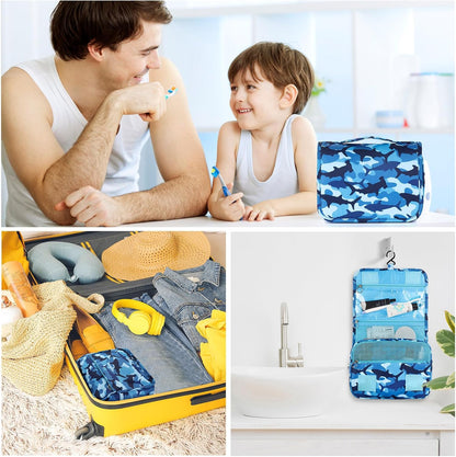 Purple Hanging Toiletry Bag for Girls, Travel Toiletry Bag for Teen Girls Cosmetic Makeup Waterproof Wash Bag Traveling Toiletries, Fluid