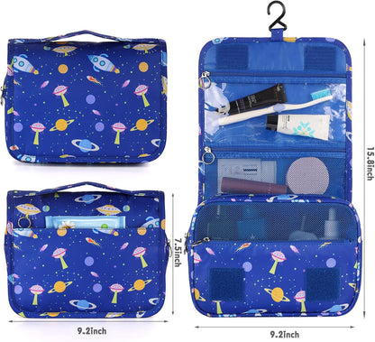 Purple Hanging Toiletry Bag for Girls, Travel Toiletry Bag for Teen Girls Cosmetic Makeup Waterproof Wash Bag Traveling Toiletries, Fluid