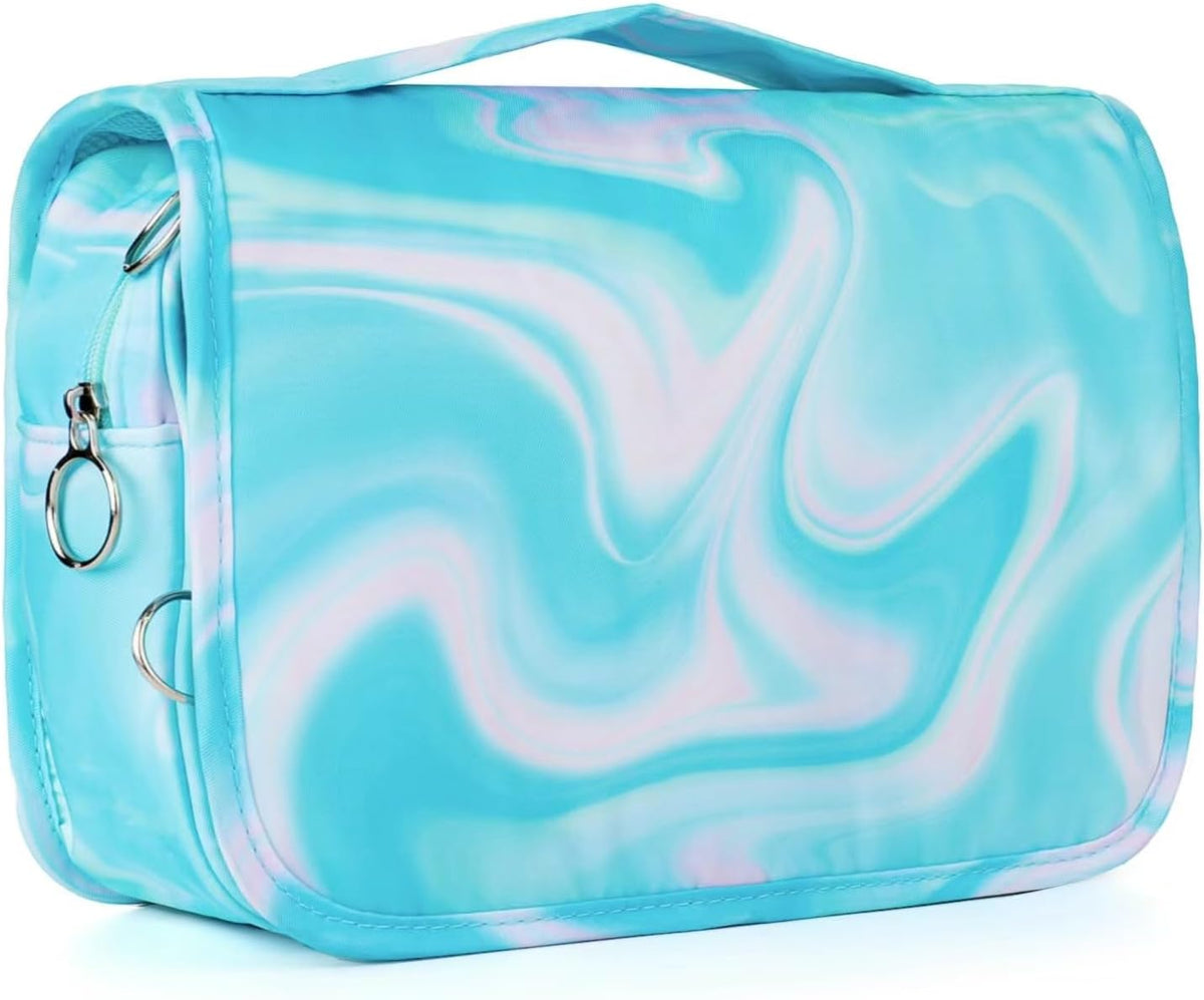 Purple Hanging Toiletry Bag for Girls, Travel Toiletry Bag for Teen Girls Cosmetic Makeup Waterproof Wash Bag Traveling Toiletries, Fluid