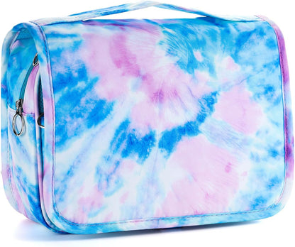 Purple Hanging Toiletry Bag for Girls, Travel Toiletry Bag for Teen Girls Cosmetic Makeup Waterproof Wash Bag Traveling Toiletries, Fluid