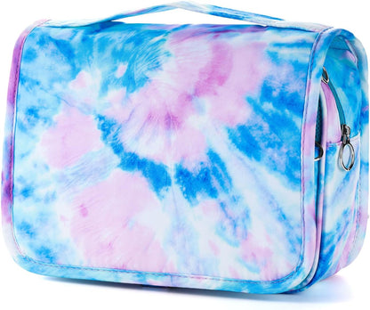 Purple Hanging Toiletry Bag for Girls, Travel Toiletry Bag for Teen Girls Cosmetic Makeup Waterproof Wash Bag Traveling Toiletries, Fluid
