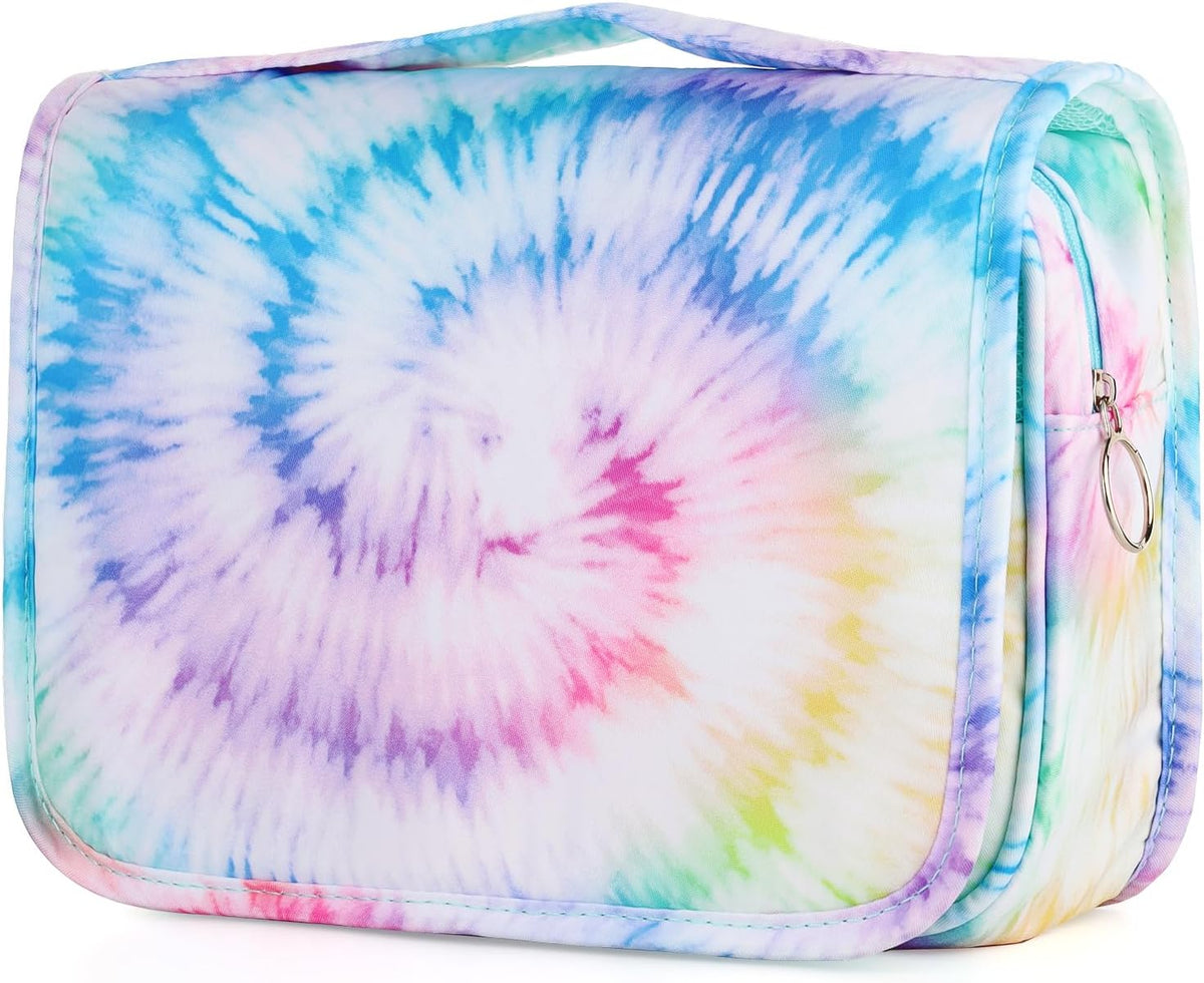 Purple Hanging Toiletry Bag for Girls, Travel Toiletry Bag for Teen Girls Cosmetic Makeup Waterproof Wash Bag Traveling Toiletries, Fluid