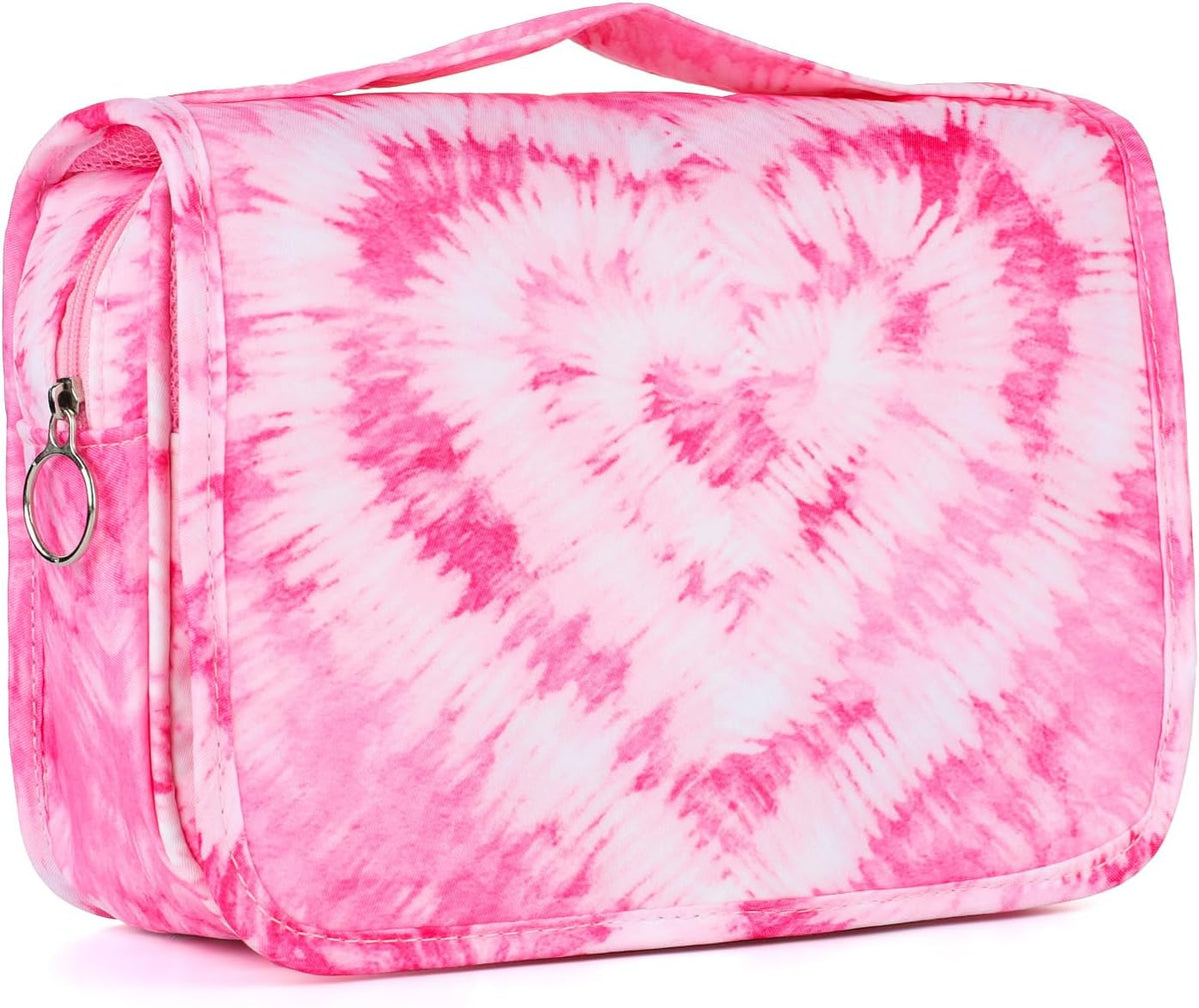 Purple Hanging Toiletry Bag for Girls, Travel Toiletry Bag for Teen Girls Cosmetic Makeup Waterproof Wash Bag Traveling Toiletries, Fluid