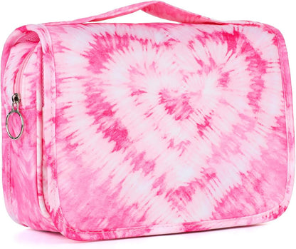 Purple Hanging Toiletry Bag for Girls, Travel Toiletry Bag for Teen Girls Cosmetic Makeup Waterproof Wash Bag Traveling Toiletries, Fluid