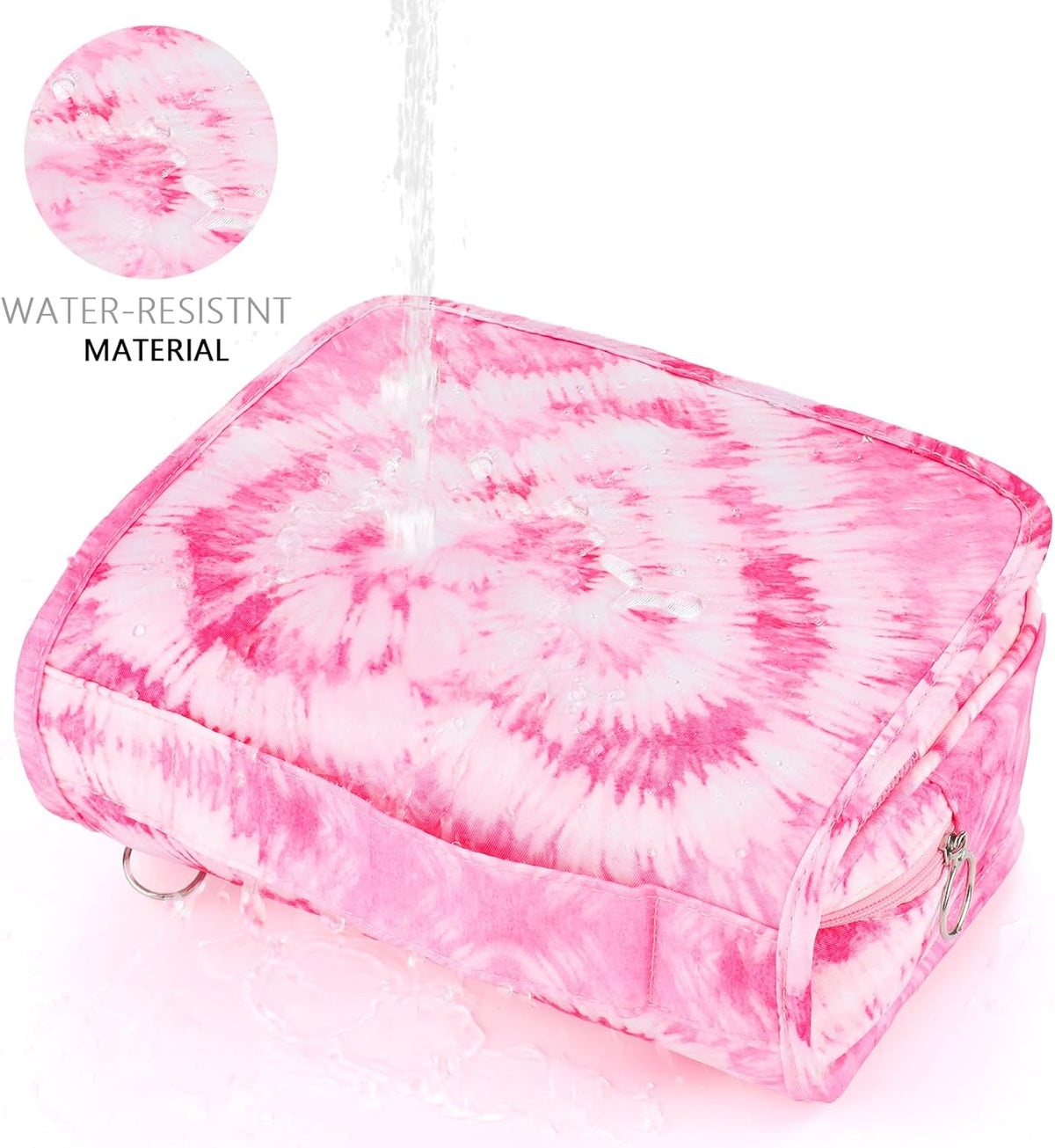 Purple Hanging Toiletry Bag for Girls, Travel Toiletry Bag for Teen Girls Cosmetic Makeup Waterproof Wash Bag Traveling Toiletries, Fluid