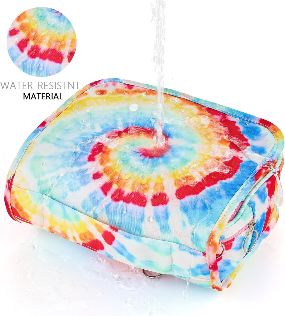 Purple Hanging Toiletry Bag for Girls, Travel Toiletry Bag for Teen Girls Cosmetic Makeup Waterproof Wash Bag Traveling Toiletries, Fluid