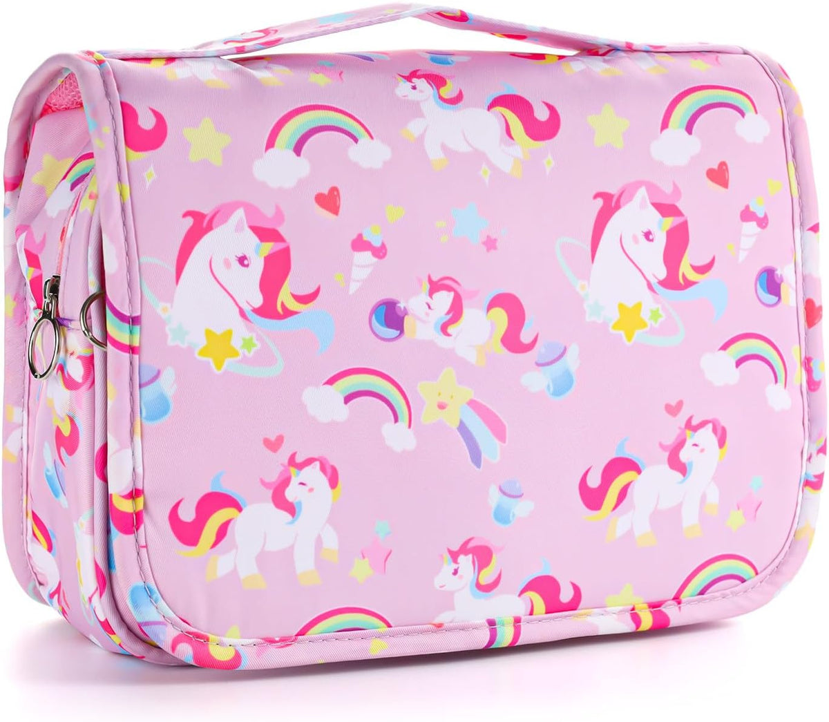 Purple Hanging Toiletry Bag for Girls, Travel Toiletry Bag for Teen Girls Cosmetic Makeup Waterproof Wash Bag Traveling Toiletries, Fluid