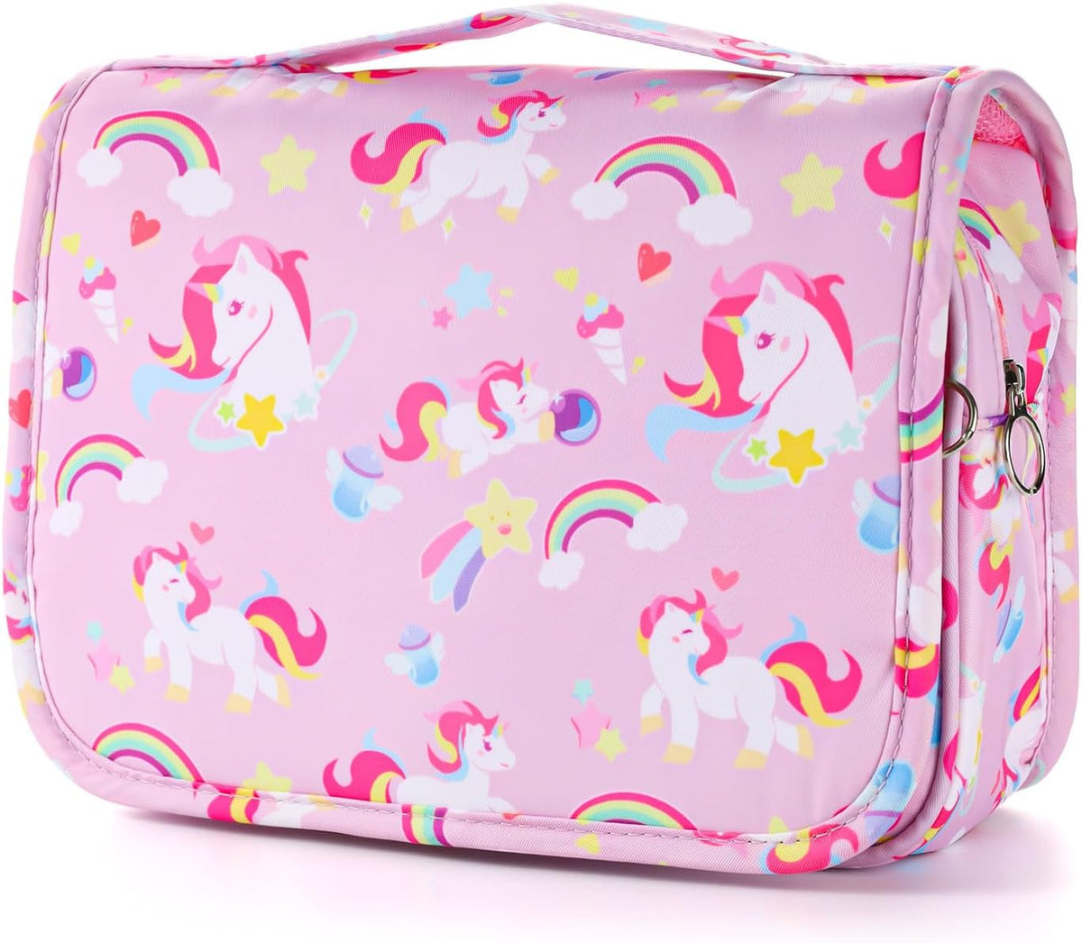 Purple Hanging Toiletry Bag for Girls, Travel Toiletry Bag for Teen Girls Cosmetic Makeup Waterproof Wash Bag Traveling Toiletries, Fluid