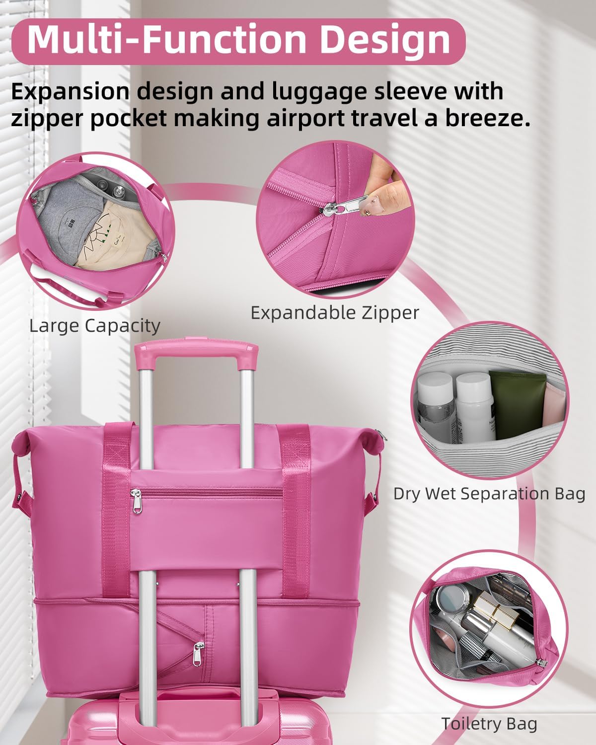 Carry on Luggage 22x14x9 Airline Approved, Expandable 20 Inch Hardside Suitcase with Wheels TSA Lock, PC+ABS Lightweight Carry on Suitcases for Women and Men, Lake Green (20/DB/TB)