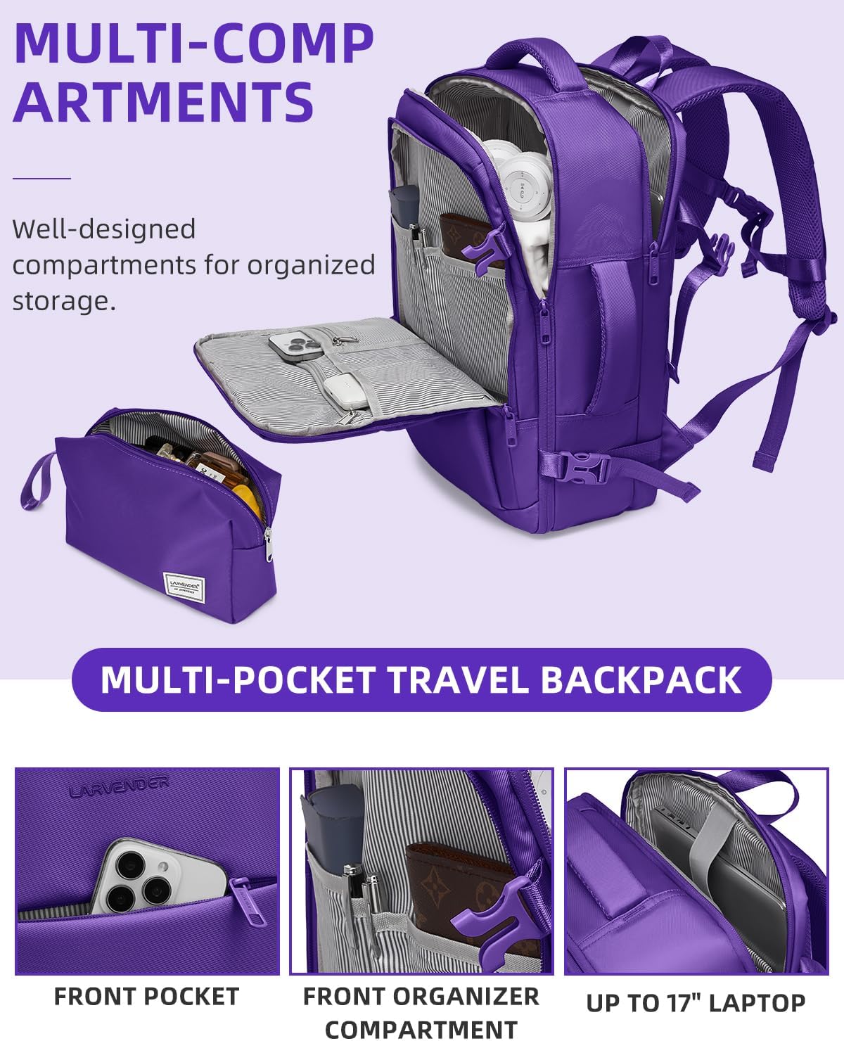 Carry on Luggage 22x14x9 Airline Approved, Expandable 20 Inch Hardside Suitcase with Wheels TSA Lock, PC+ABS Lightweight Carry on Suitcases for Women and Men, Lake Green (20/DB/TB)