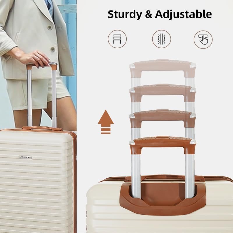 Carry on Luggage 22x14x9 Airline Approved, Expandable 20 Inch Hardside Suitcase with Wheels TSA Lock, PC+ABS Lightweight Carry on Suitcases for Women and Men, Lake Green (20/DB/TB)