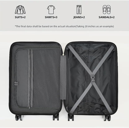 Carry on Luggage 22x14x9 Airline Approved, Expandable 20 Inch Hardside Suitcase with Wheels TSA Lock, PC+ABS Lightweight Carry on Suitcases for Women and Men, Lake Green (20/DB/TB)
