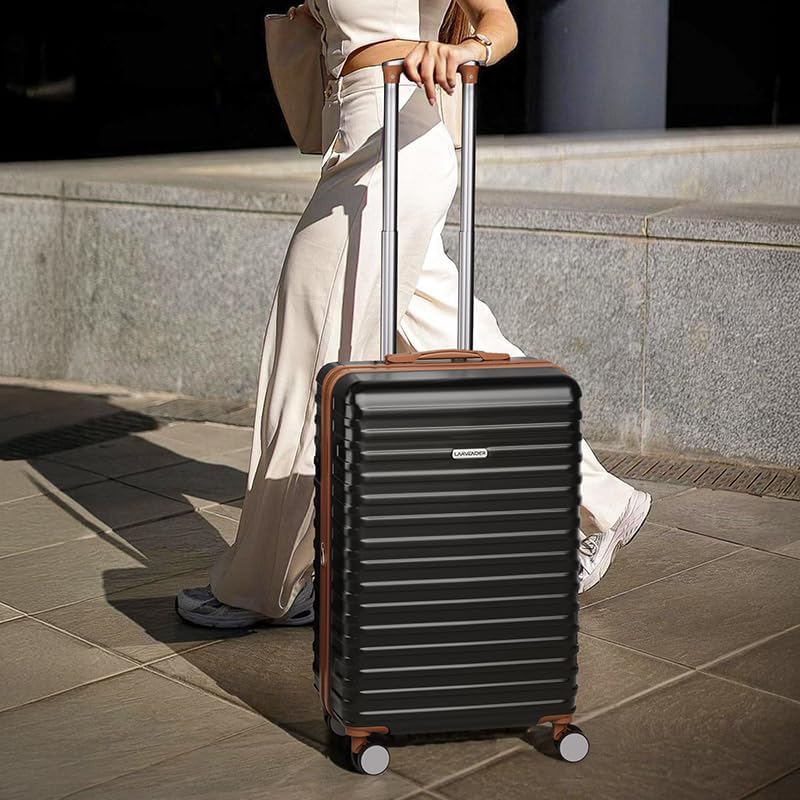 Carry on Luggage 22x14x9 Airline Approved, Expandable 20 Inch Hardside Suitcase with Wheels TSA Lock, PC+ABS Lightweight Carry on Suitcases for Women and Men, Lake Green (20/DB/TB)