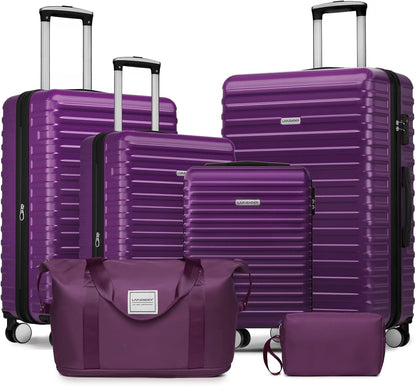 Carry on Luggage 22x14x9 Airline Approved, Expandable 20 Inch Hardside Suitcase with Wheels TSA Lock, PC+ABS Lightweight Carry on Suitcases for Women and Men, Lake Green (20/DB/TB)