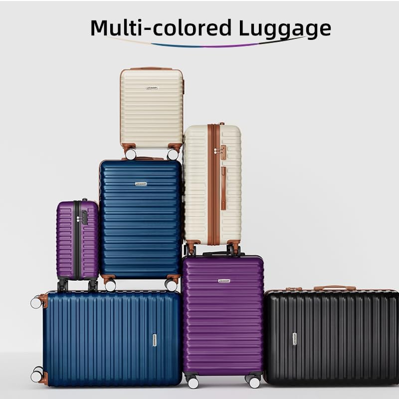 Carry on Luggage 22x14x9 Airline Approved, Expandable 20 Inch Hardside Suitcase with Wheels TSA Lock, PC+ABS Lightweight Carry on Suitcases for Women and Men, Lake Green (20/DB/TB)