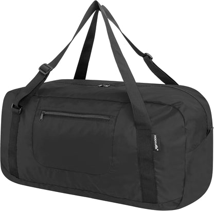 Foldable Travel Duffel Bag For Women & Men Luggage Great for Gym - large navy blue