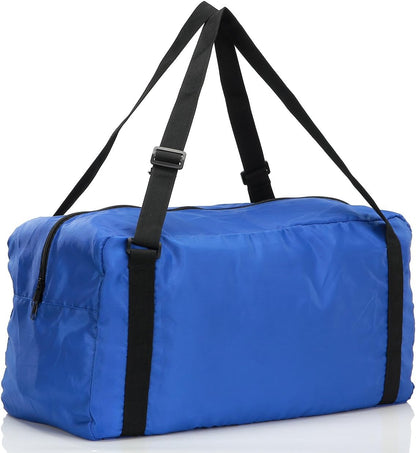Foldable Travel Duffel Bag For Women & Men Luggage Great for Gym - large navy blue