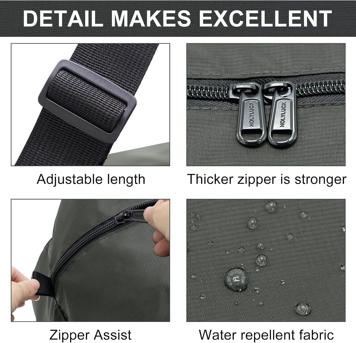 Foldable Travel Duffel Bag For Women & Men Luggage Great for Gym - large navy blue