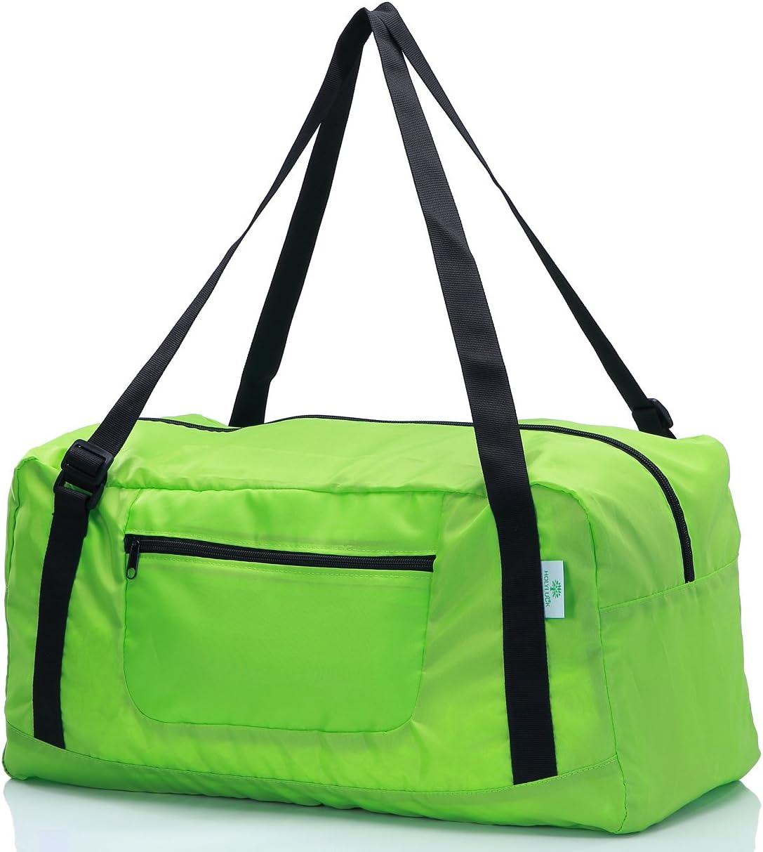 Foldable Travel Duffel Bag For Women & Men Luggage Great for Gym - large navy blue