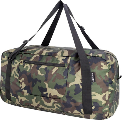 Foldable Travel Duffel Bag For Women & Men Luggage Great for Gym - large navy blue