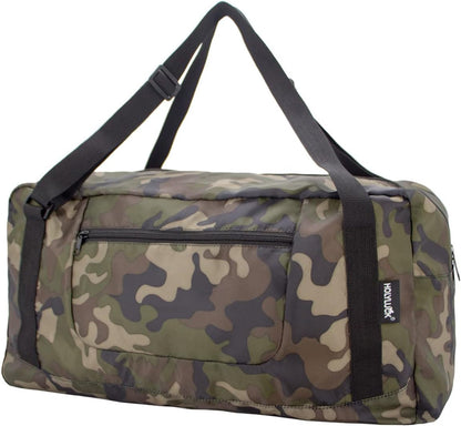 Foldable Travel Duffel Bag For Women & Men Luggage Great for Gym - large navy blue