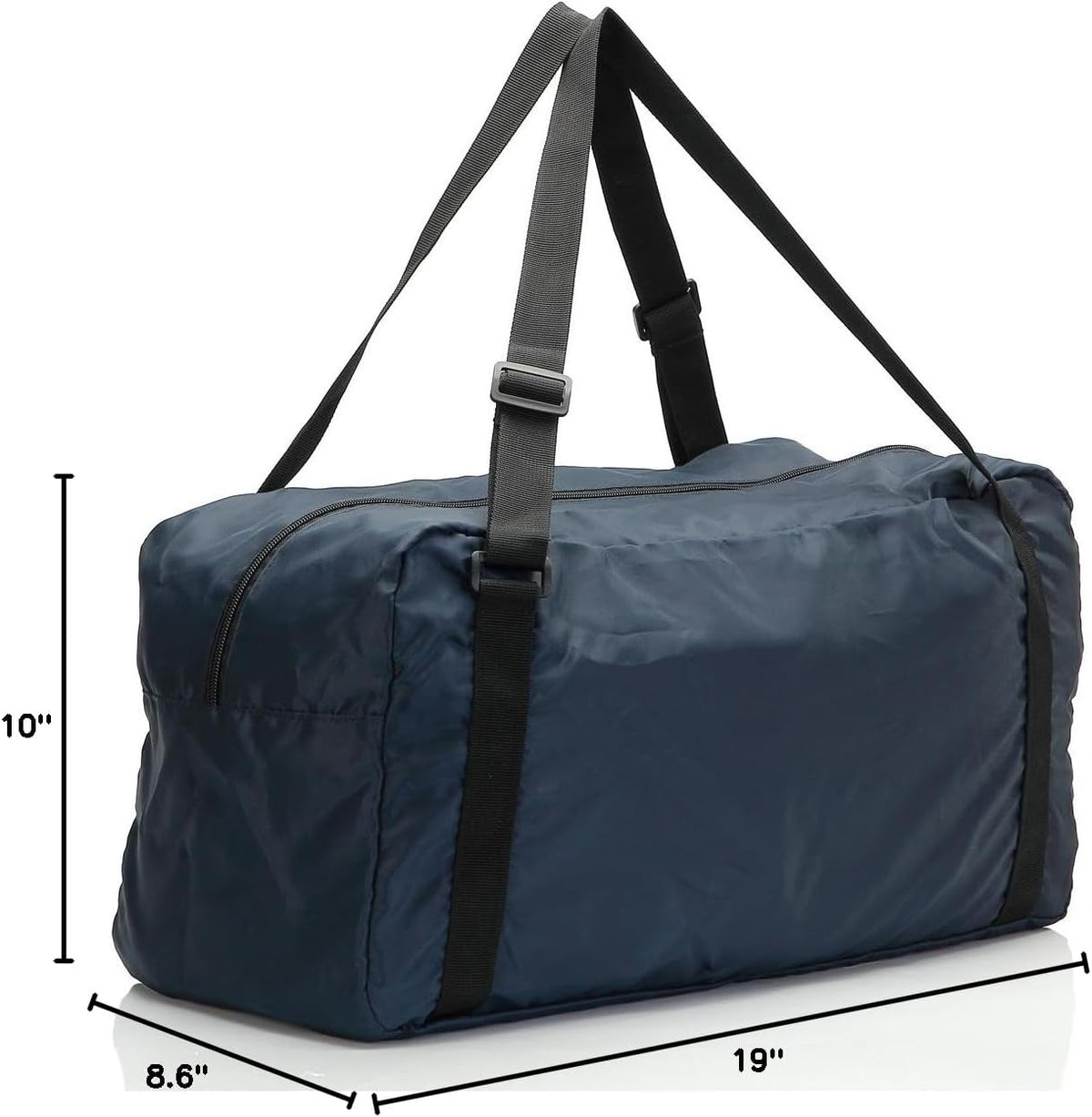Foldable Travel Duffel Bag For Women & Men Luggage Great for Gym - large navy blue