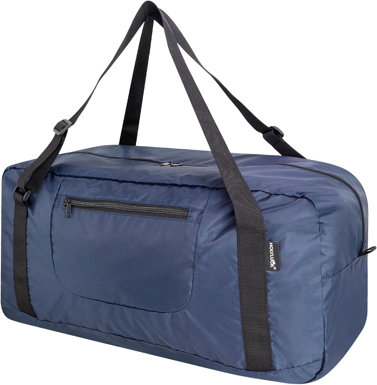Foldable Travel Duffel Bag For Women & Men Luggage Great for Gym - large navy blue