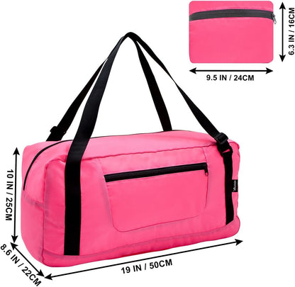 Foldable Travel Duffel Bag For Women & Men Luggage Great for Gym - large navy blue