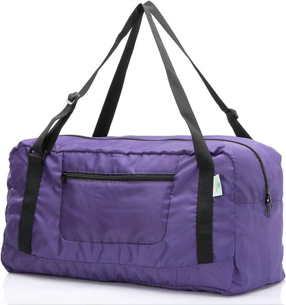 Foldable Travel Duffel Bag For Women & Men Luggage Great for Gym - large navy blue