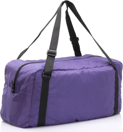 Foldable Travel Duffel Bag For Women & Men Luggage Great for Gym - large navy blue