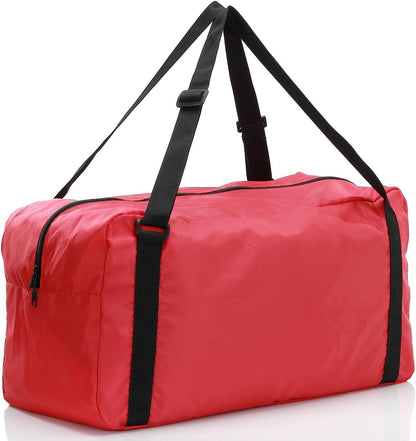 Foldable Travel Duffel Bag For Women & Men Luggage Great for Gym - large navy blue