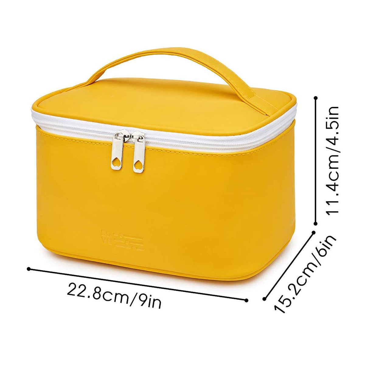 Makeup Bag Large Cosmetic Bags for Women Girls Cute Travel Zipper Pouch Toiletry Organizer for Beauty Essentials Waterproof (Light Pink)