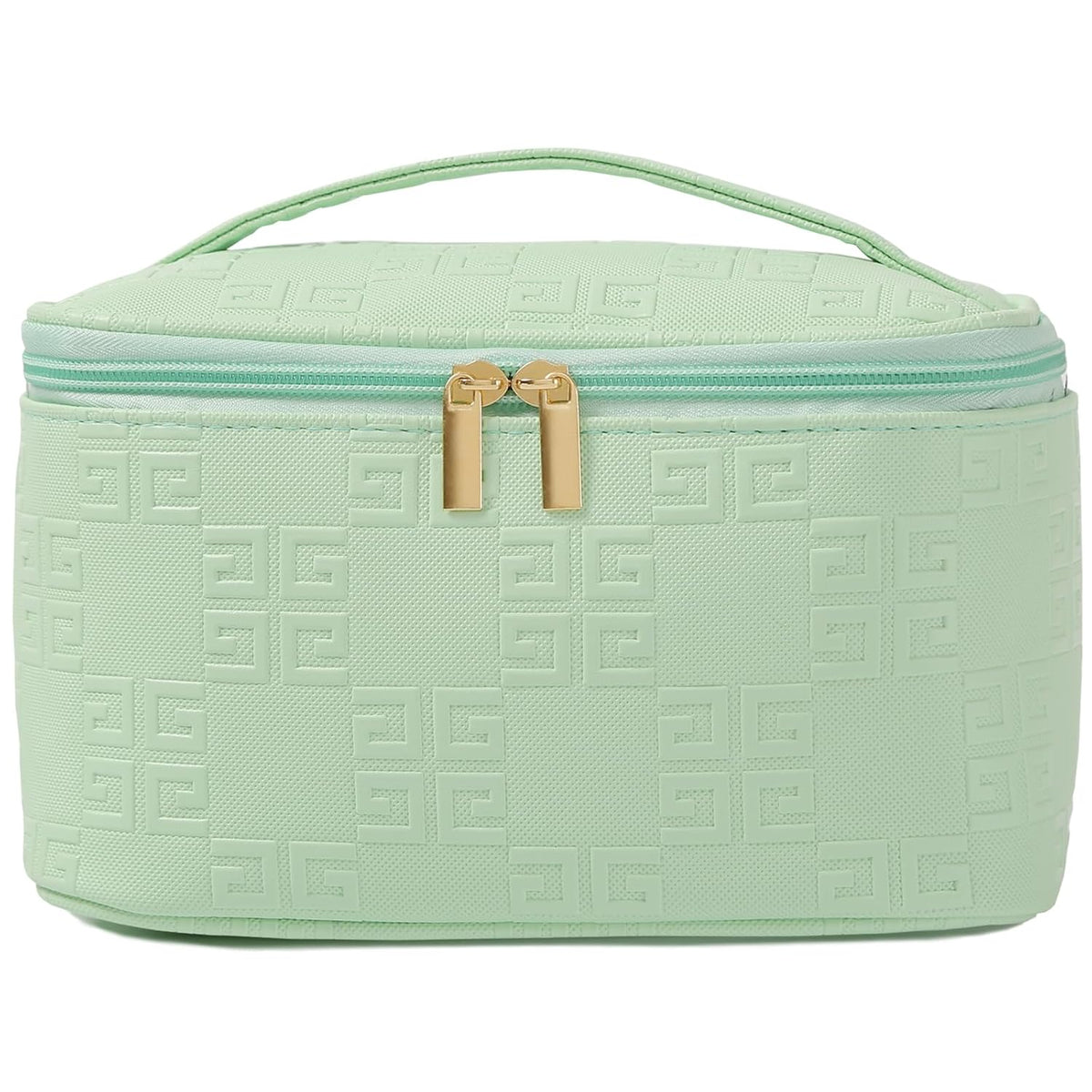 Makeup Bag Large Cosmetic Bags for Women Girls Cute Travel Zipper Pouch Toiletry Organizer for Beauty Essentials Waterproof (Light Pink)