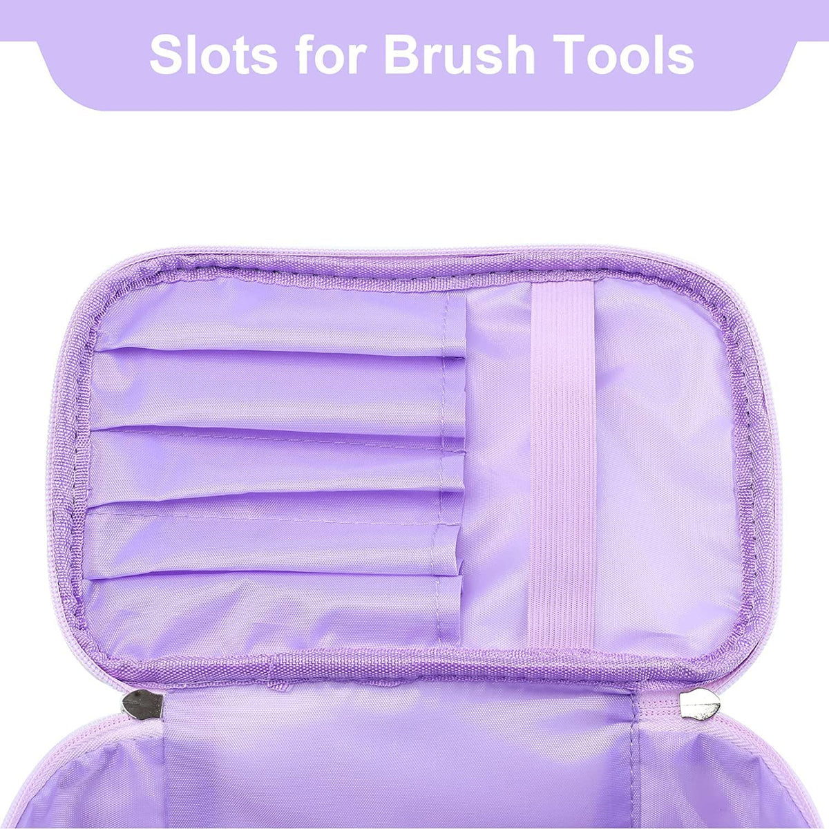 Makeup Bag Large Cosmetic Bags for Women Girls Cute Travel Zipper Pouch Toiletry Organizer for Beauty Essentials Waterproof (Light Pink)