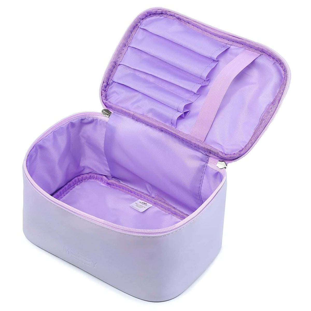Makeup Bag Large Cosmetic Bags for Women Girls Cute Travel Zipper Pouch Toiletry Organizer for Beauty Essentials Waterproof (Light Pink)