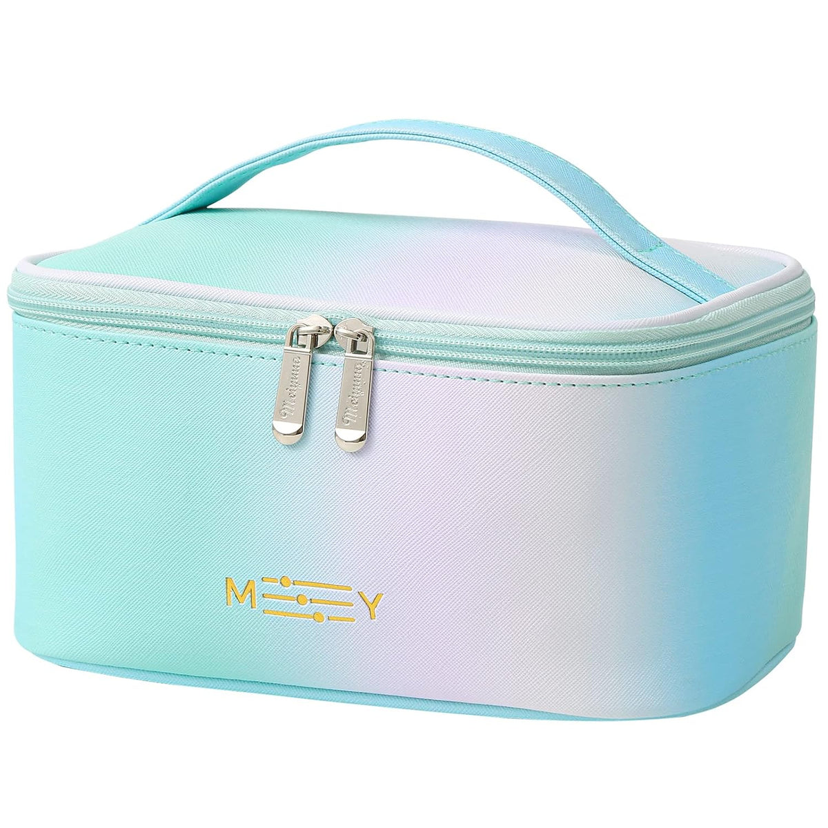 Makeup Bag Large Cosmetic Bags for Women Girls Cute Travel Zipper Pouch Toiletry Organizer for Beauty Essentials Waterproof (Light Pink)