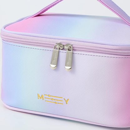 Makeup Bag Large Cosmetic Bags for Women Girls Cute Travel Zipper Pouch Toiletry Organizer for Beauty Essentials Waterproof (Light Pink)