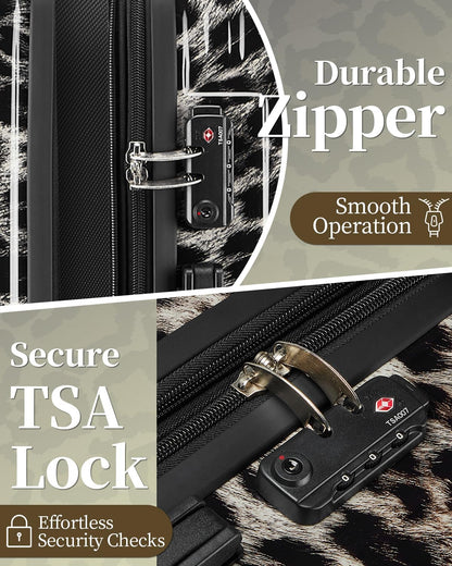 Carry On Luggage, 20 Inch Expandable Hardside Carry On Suitcase With Wheels, Hardshell Spinner Small Luggage with TSA Lock