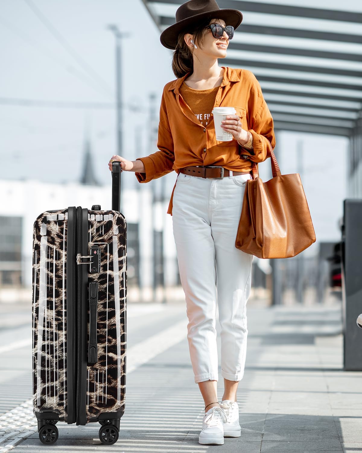 Carry On Luggage, 20 Inch Expandable Hardside Carry On Suitcase With Wheels, Hardshell Spinner Small Luggage with TSA Lock