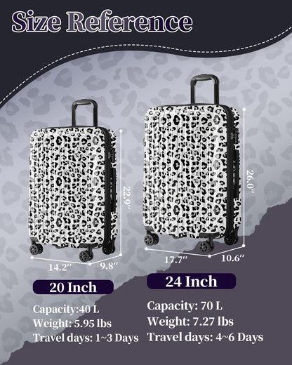 Carry On Luggage, 20 Inch Expandable Hardside Carry On Suitcase With Wheels, Hardshell Spinner Small Luggage with TSA Lock